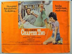 Original Movie/Film Poster Neil Simon’s Chapter Two - 40 X 30 Starring James Caan^ Marsha Mason