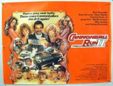 Original Movie/Film Poster Cannonball Run II - 40 X 30 Starring Burt Reynolds^ Dean Martin^ Jackie