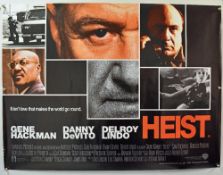 Original Movie/Film Poster Heist - 40 X 30 Starring Gene Hackman^ Danny Devito^ Delroy Lindo