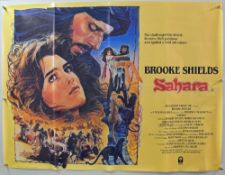 Original Movie/Film Poster Sahara - 40 X 30 Starring Brooke Shields issued by Columbia (please