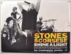 Original Movie/Film Poster Stone Roses Shine a Light - 40 X 30 Starring Christina Aguilera^ Buddy