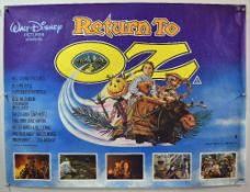 Original Movie/Film Poster Return to OZ - 40 X 30 Starring Nicol Williamson^ Jean Marsh^ Piper