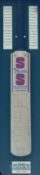 28x England Cricket Captains 1934 to 1994 signed cricket bat display – fine glass display case
