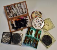 Selection of Fly Lines^ Flies and Tube Flies to include various Masterline fly cast discs^ a