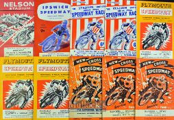 Collection of Various Speedway programmes from the 1960s (12) – 3x New Cross ’61 incl The Supporters