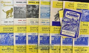 Collection of Oxford Speedway Programmes from 1962 to 1977 (41) – 2x 1962 both Championship of The