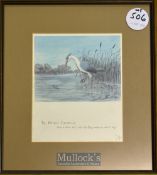 Snaffles – Charles Johnson Payne (1881-1967) ‘The Patient Fisherman’ Colour Print one of many bird