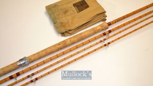 Fine Hardy Bros “The Wye” Palakona Salmon fly Rod ser. no.H32523 - 12’6” three-piece with spare