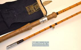 Good Hardy The No.2 L.R.H. Palakona spinning rod – 9ft 6in 2pc with fully lined agate guides – 25”
