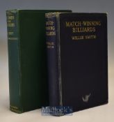 2x Early Billiard Books -Sidney H Fry “Billiards For Amateurs” 1st ed 1922 in the original green