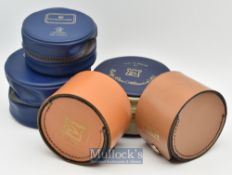 Hardy Bros Alnwick Zip Cases (5) to include 2x blue cases 1x small^ 1x large size^ 1x blue and cream