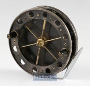 1960’s Allcocks Match Aerial alloy centre pin reel – 4.5” dia chrome plated foot^ backplate optional