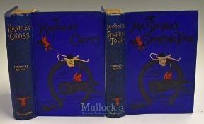 2x Early and fine Vic Hunting Books (Fiction) 0s852 and c1854 with Illustrations by John Leech -