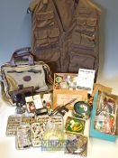 Interesting selection of Fishing Accessories to include Veniard fly-tying outfit containing colour