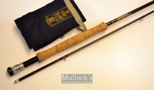 Fine Hardy “Hardy Graphite” trout fly rod-10ft 2pc line 9-10# - lightly soiled trumpet style cork