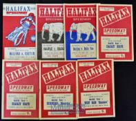 Collection of Halifax Speedway programmes from 1965 -1975 (26) mostly League with some Cup and
