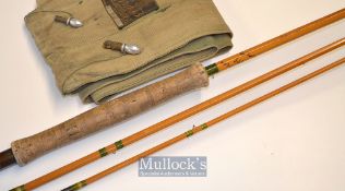 Hardy Bros The Taupo palakona fly rod – 10ft 3pc Rainbow/Sea Trout rod ser. no H29622 – line7# -