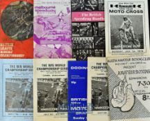 Collection of various Speedway^ Moto-cross^ programmes^ magazines and handbooks from the 1960s/1970s