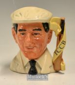 Harold “Dickie” Bird M.B.E Royal Doulton Cricket Character/Toby Jug c1996 - ser. no D7068 ltd ed