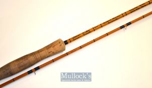 Fine and rare Dennis Bailey Coventry hand built “Tonkin Bamboo” cane trout fly rod -8’5” 2pc line