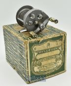 Pflueger Supreme level wind multiplier reel polished diamolite twin handles^ on/off check^ smooth
