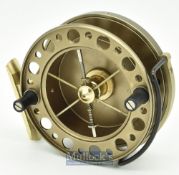 J.W. Young & Sons The Purist II 2031 centrepin reel 4” with on/off check to back plate^ S/R 0603^