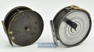 2x Interesting French Trout Fly reels – Pezon et Michel Made In France “Silent Reel – Parabolic” 3