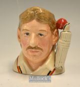 Ian Botham O.B.E Royal Doulton Cricket Character/Toby Jug c1998– ser. no D7091 ltd ed no 334/