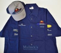 David Coulthard Formula One Red Bull Official Racing Team signed cap and a Racing Team issued