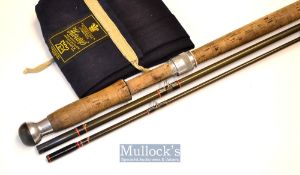 Hardy “Graphite Salmon Fly” Rod -13’9” 3pc (line weight guide worn) usually 9/10# with Agate lined