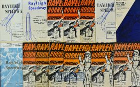 Collection of Raleigh Speedway Programmes 1963 to 1971 (14) – 9x 1963 mostly Southern and Provincial