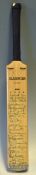 1979/80 England Cricket Tour to Australia & India at home signed miniature cricket bat – neatly