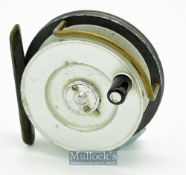 Hardy Bros Alnwick “The Sunbeam” 2 3/8” alloy fly reel - with smooth bronzed brass foot^