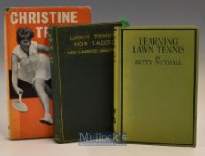 Interesting collection of early tennis biographies and instruction books by leading lady tennis