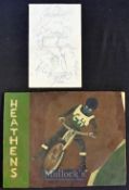 1969 Cradley Heath Speedway Annual Dinner Dance signed menu et al (2) - signed to the front and back