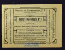 Children’s Building Bricks Catalogue “Richter’s Designs for Architectural Models” circa 1880-90s A