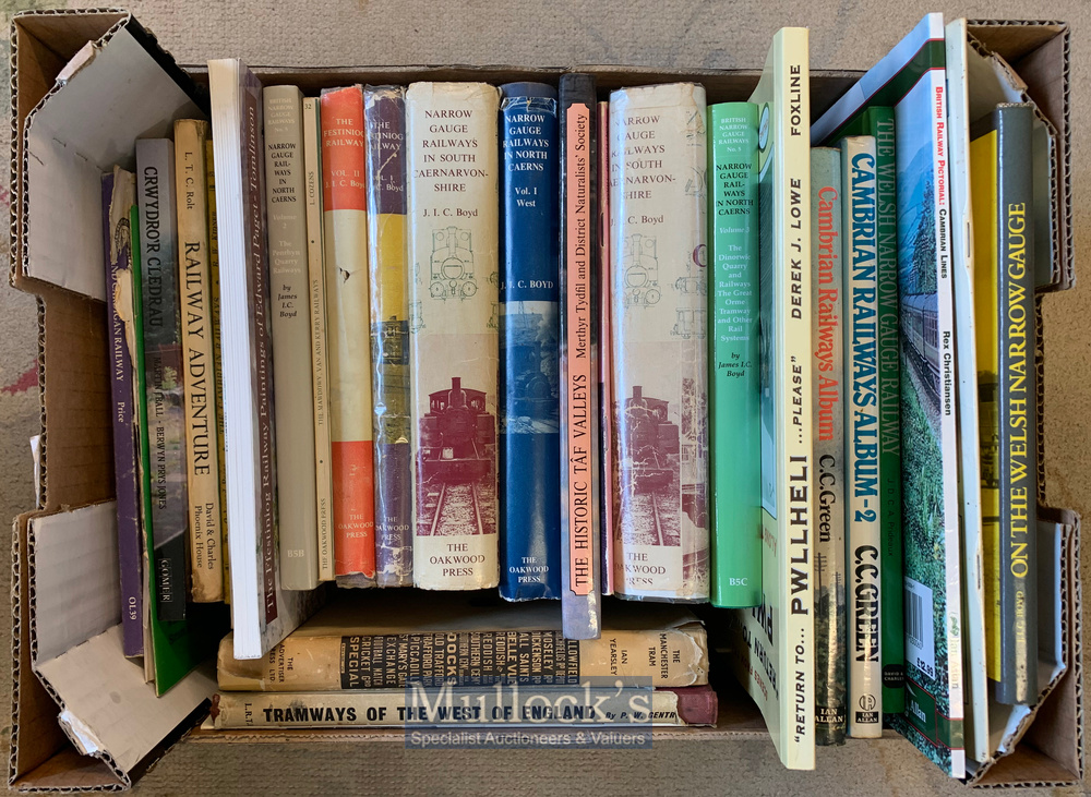 Welsh Railway Related Books including Narrow Gauge Railways in North Caernarvonshire, Narrow Gauge