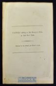 Cold Bath Fields Prison Report on Prisoners & Conditions There, 1799 A detailed 39 page printed