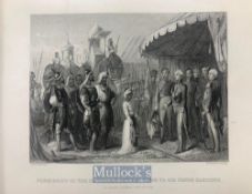 India & Punjab – Rare Engraving of Maharajah Duleep Singh fine steel engraving entitled Submission