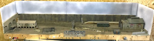 Two Large Model Railway Diorama Layouts to include a scratch built diorama large wooden layout