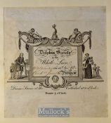 Bristol Dolphin Society 1822 Charitable Institution Still In Existence Invitation - to Annual