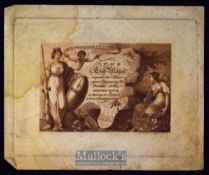 C.1785 John Clarke Pupil of Bartolozzi Engraving ‘The Lord Major requests the Honour of your Company