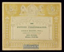 Royal Musical Festival at Westminster Abbey July 1st 1834 One Guinea Ticket - An impressive two