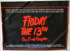 Original Movie/Film Poster Friday 13th Part V A New Beginning and Friday 13th The Final Chapter