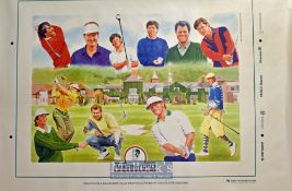 Golf Foundation 'Images Of Golf' Poster measures 70x100cm approx (3)