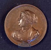 Entertainment George Frederick Handel Commemorative Bronze Medallion 1859 The Great Centenary