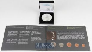 2007 Limited Edition The Machin Head Medallion Hand Crafted hallmarked .925 silver medallion cased
