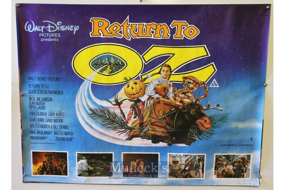 Original Movie/Film Poster Selection including Return To Oz, Howard, Absolute Beginners, and Peggy - Image 4 of 4