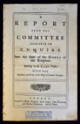 1729 A Report from the Committee appointed to Enquire into the State of the Goals of this Kingdom
