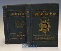 The Highlands Of India 1882 Book By Major-General D. J. F. Newall - Strategically considered with